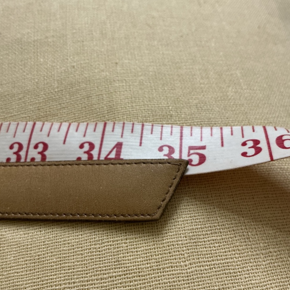 CHANEL Brown Leather Belt with Gold Logo Buckle - Picture 7 of 8